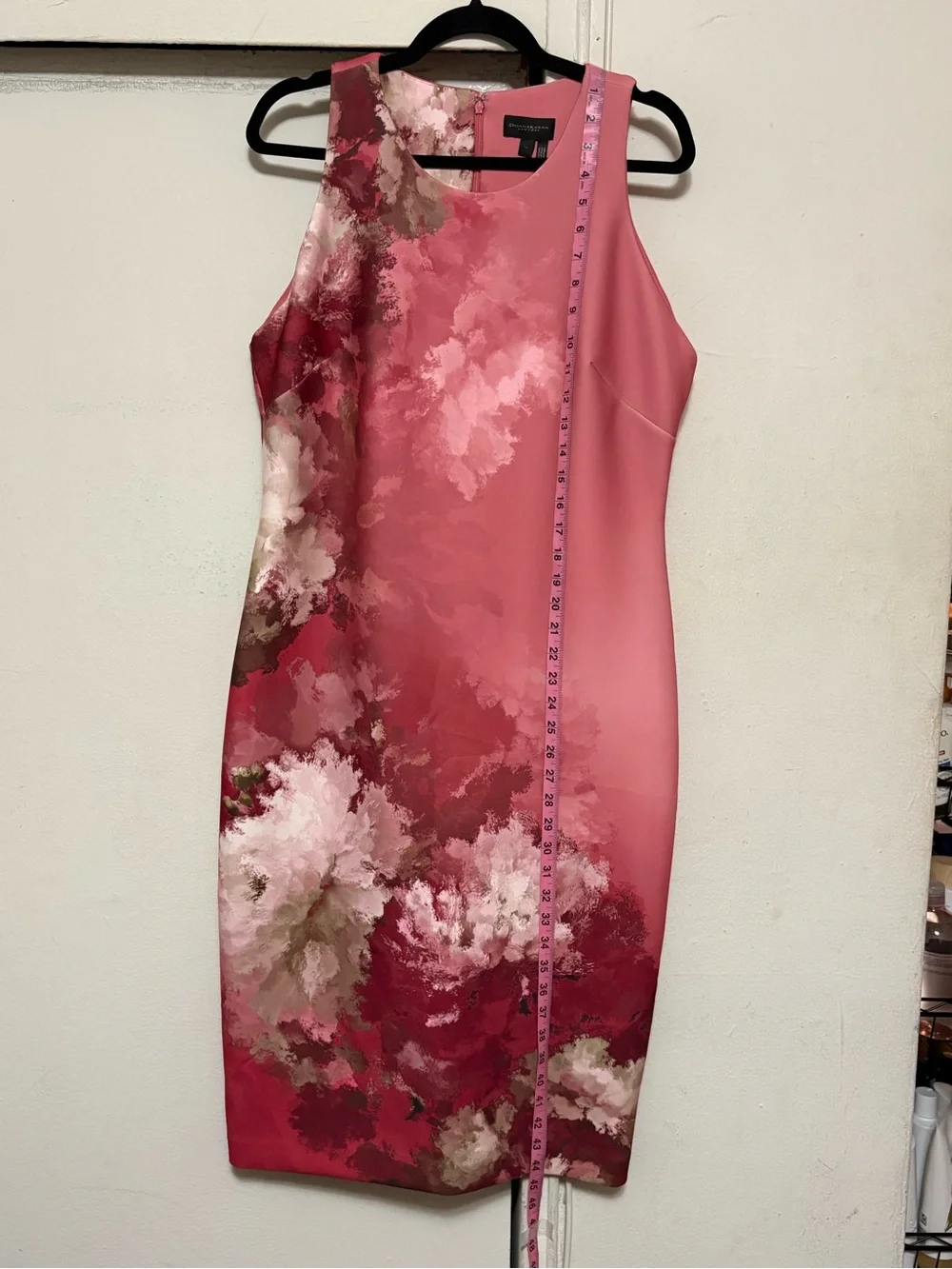 NWT Donna Karan New York Women’s Sleeveless Floral Print Midi Sheath Dress